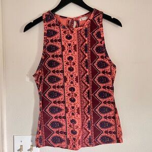 Free People cute patterned print, like-new size M